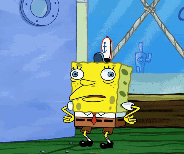 Spongebob Squarepants Chicken Dance GIF