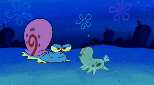 Spongebob Squarepants Gary GIF