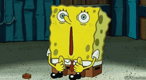 Spongebob Squarepants Hyperventilating GIF