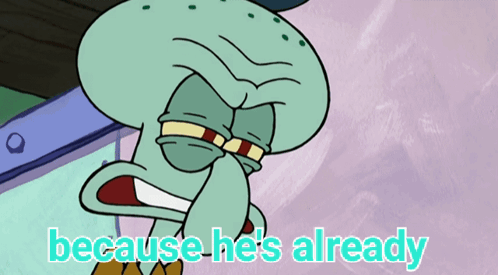 Spongebob Squarepants Squidward GIF. This 498 x 275 animated GIF is part of our stop hes already dead collection. Related themes include squidward. Created…