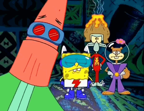 Spongebob Superhero GIF