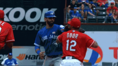 Sports GIF. This 498 x 278 animated GIF is part of our jose bautista collection. Created by cali7. View the original animation, share it, or browse related…