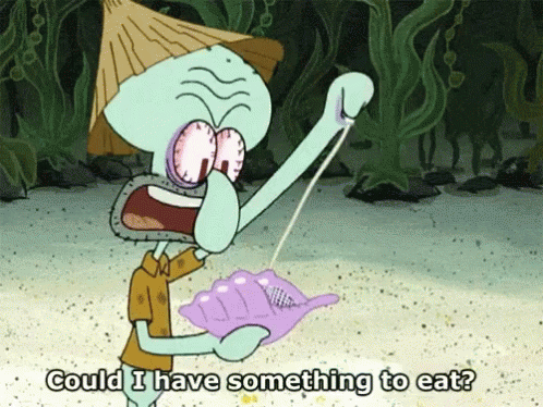 Squidward Could I Have Something To Eat GIF