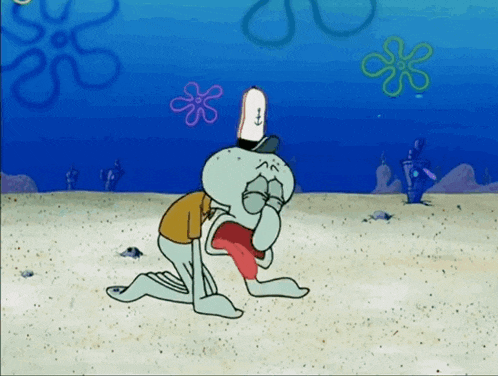 Squidward Squidward Lick GIF