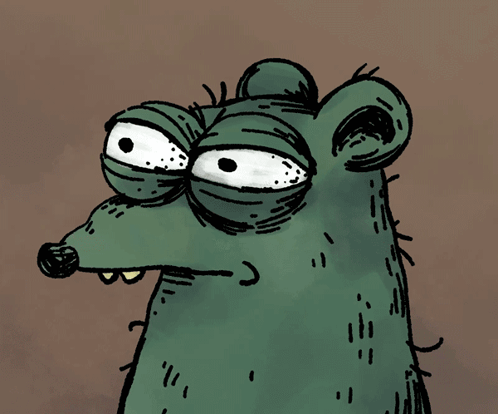 Squint Eyes Ratz GIF