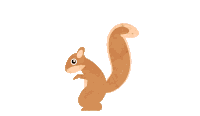 Squirrel University Of Lynchburg Sticker
