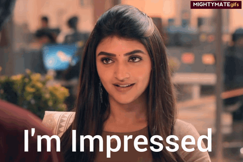 Sreeleela I'M Impressed GIF