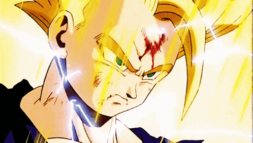 Ssj2 Gohan Stare GIF