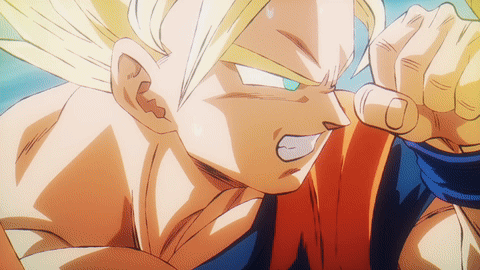 Ssj2 Goku Majin Vegeta GIF
