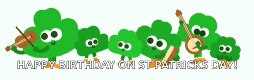 St Patricks Day Clover GIF