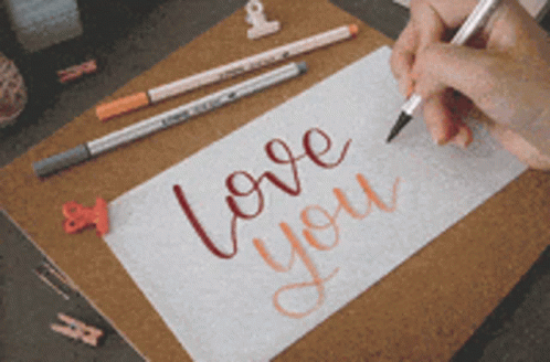 Stabilo Love You GIF. This 498 x 328 animated GIF is part of our its bad writing collection. Related themes include love you, writing. Created by STABILO…
