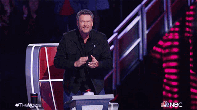 Standing Ovation Blake Shelton GIF