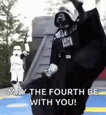 Star Wars Darth Vader GIF. This 220 x 238 animated GIF is part of our may the 4th be with you collection. Related themes include dance, darth vader, party…