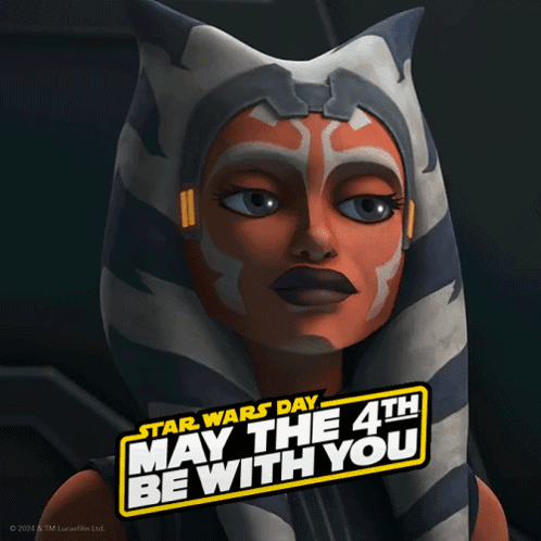Star Wars Day Ahsoka GIF