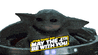 Star Wars Day Grogu Sticker