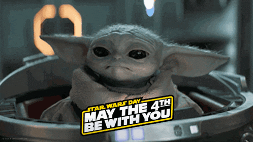 Star Wars Day Grogu GIF