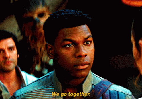 Star Wars Finn GIF. This 498 x 348 animated GIF is part of our john boyega collection. Related themes include star wars, teamwork. Created by masoncarr2244…