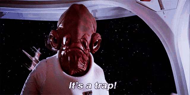 Star Wars Its A Trap GIF