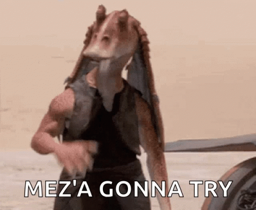 Star Wars Jar Jar Binks GIF