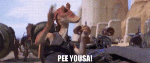 Star Wars Jar Jar Binks GIF