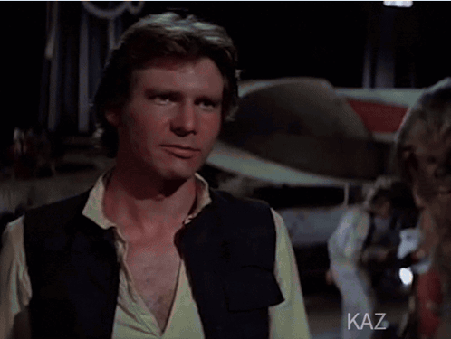 Star Wars May The Force Be With You Han Solo Luke Skywalker Jedi Motto May The Fourth Be With You GIF