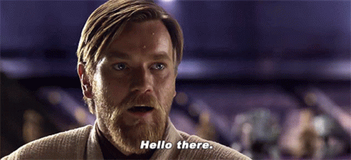 Star Wars Obi Wan Kenobi GIF. This 498 x 227 animated GIF is part of our obi wan hello there collection. Related themes include hello, hello there, star…