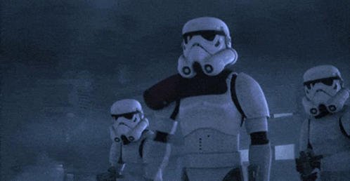 Star Wars Stormtroopers Move Forward GIF