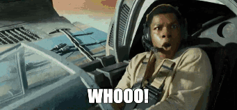 Star Wars The Last Jedi GIF. This 341 x 158 animated GIF is part of our john boyega collection. Related themes include star wars, yeah. Created by…