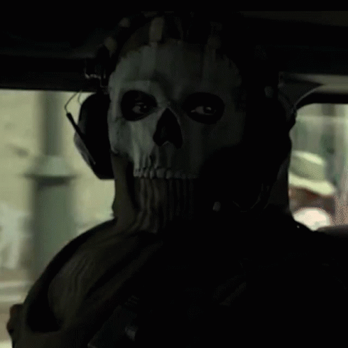 Stare Ghost GIF