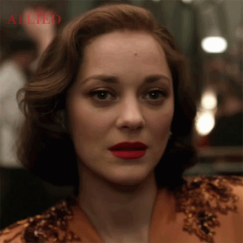 Staring Marion Cotillard GIF