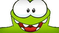 Starry-eyed Om Nom Sticker
