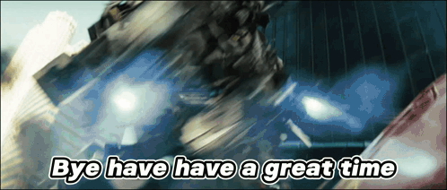 Starscream Bye Have A Good Time GIF