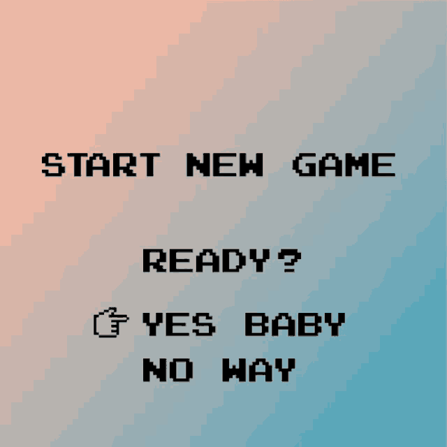 Start New Game Yes Cali GIF