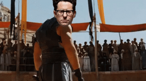 Starwars Jj Abrams GIF. This 498 x 277 animated GIF is part of our gladiator are you not entertained collection. Related themes include are you not…