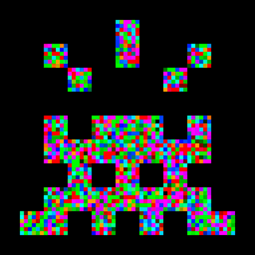 Static Alien Pixel Art GIF