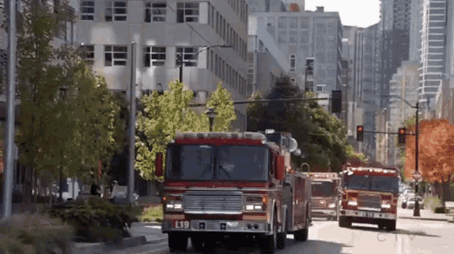 Station19 Fire Trucks GIF