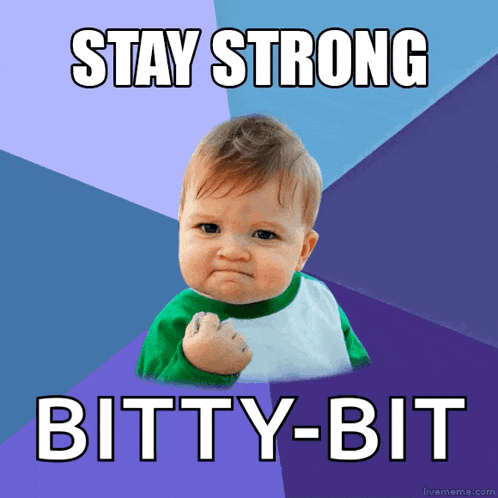 Stay Strong Fist Pump GIF