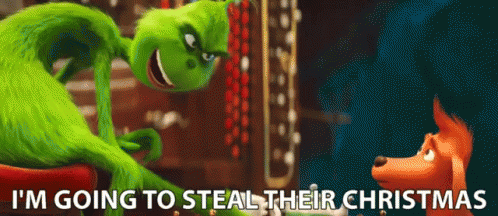 Steal Their Christmas Magic GIF