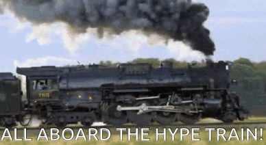 Steam Train All Aboard GIF