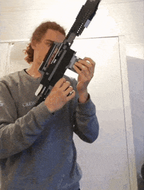 Stefan Lego Fail Broken Gun GIF