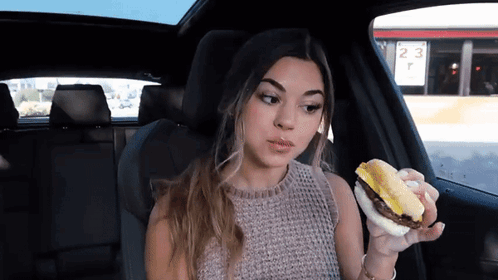Steph Pappas Wendys GIF. This 498 x 280 animated GIF is part of our quiero mi bocadillo collection. Related themes include breakfast, eating, fast food…