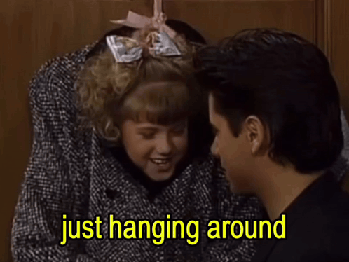Stephanie Tanner Just Hanging Around GIF