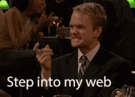 Stepintomyweb Barney GIF