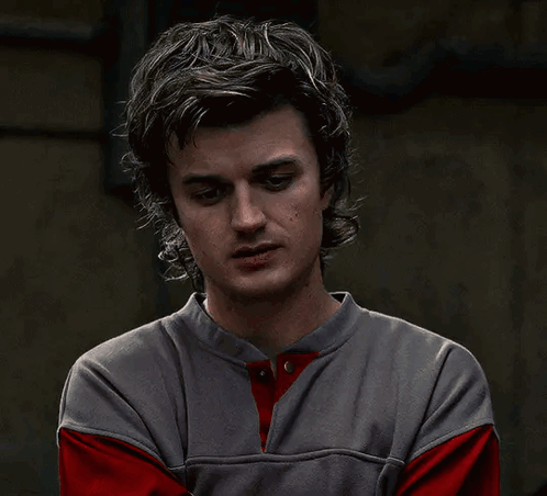 Steve Harrington Stranger Things GIF. This 498 x 452 animated GIF is part of our annoyed collection. Related themes include reaction, stranger things…