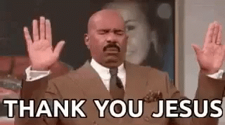 Steve Harvey Thank You Jesus GIF. This 320 x 178 animated GIF is part of our harvey price collection. Related themes include praise. Created by milkbone69…