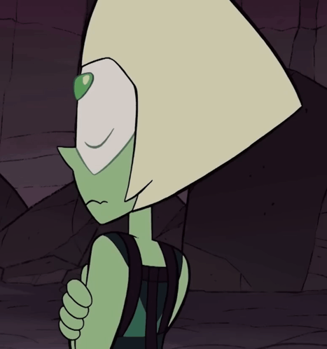 Steven Universe Peridot GIF. This 467 x 498 animated GIF is part of our steven universe star eyes collection. Related themes include side eye. Created by…