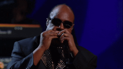 Stevie Wonder Harmonica GIF