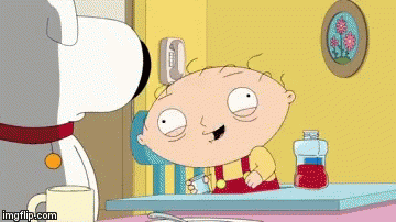 Stewie Griffin Family Guy GIF. This 360 x 202 animated GIF is part of our stewie hi collection. Related themes include drunk, laughing. Created by…
