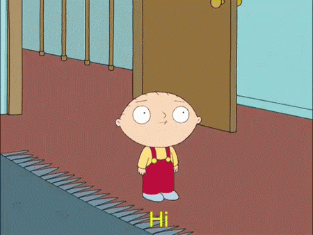 Stewie Hi GIF. This 450 x 338 animated GIF is part of our stewie hi collection. View the original animation, share it, or browse related GIFs.