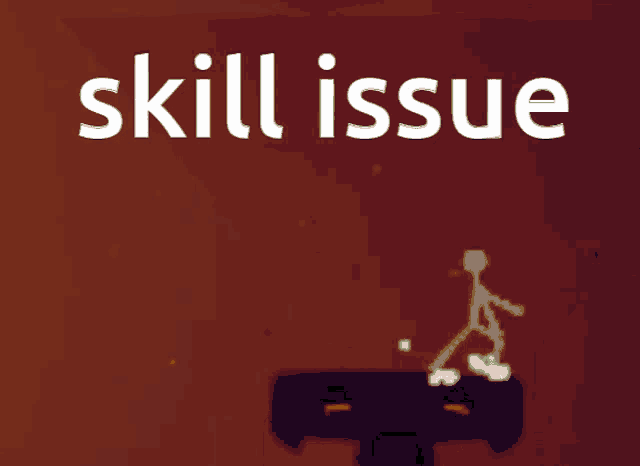 Stick Fight Skill Issue GIF
